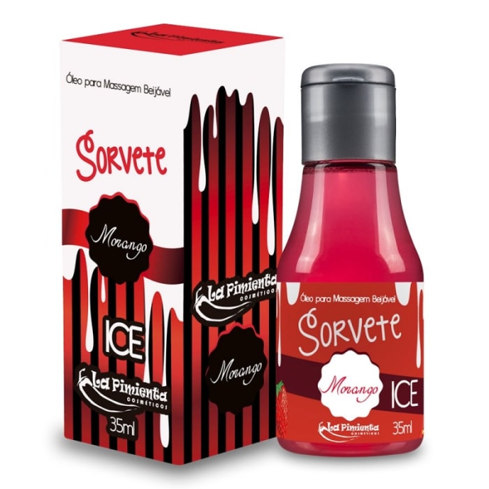 L300 - Óleo Beijável Sorvete Morango Ice 1