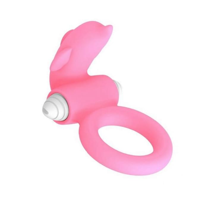 anel peniano vibrador golfinho rosa 2