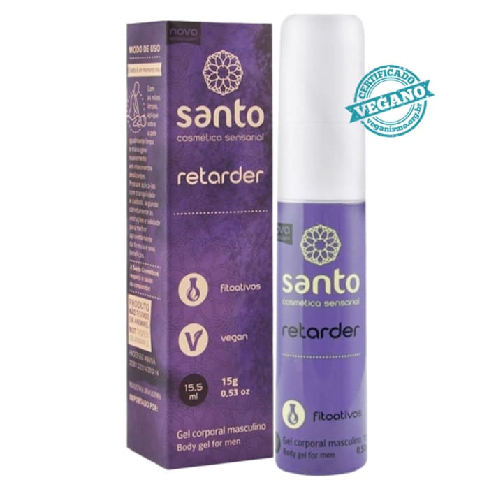 Retarder Gel Masculino Vegano - Santo