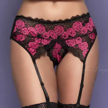 Cinta liga em tully renda floral